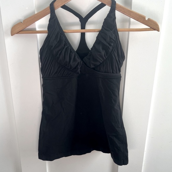 Lululemon black tank top size 4 - Picture 1 of 5